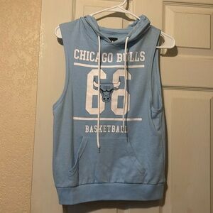 NBA Brand Chicago Bulls Basketball Hoodie Vest